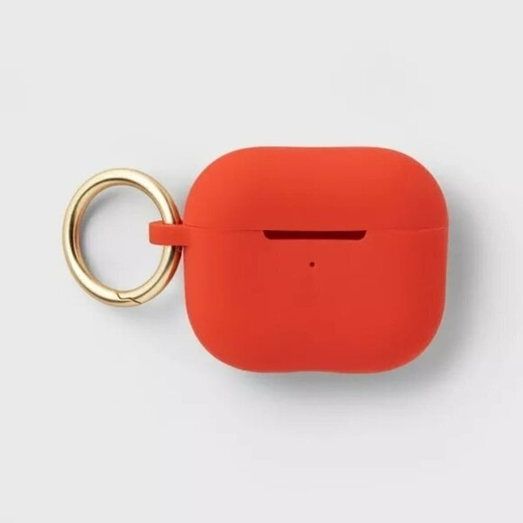 Apple AirPods 3rd Generation Silicone Case with Clip | Heyday | Red - Picture 6 of 8
